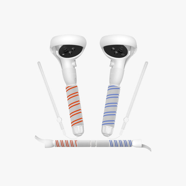 【美品】 Quest2 ( Quest2) YOGES VR Q7 Long Arms Dual Extension Handles Compatible with Meta Ques