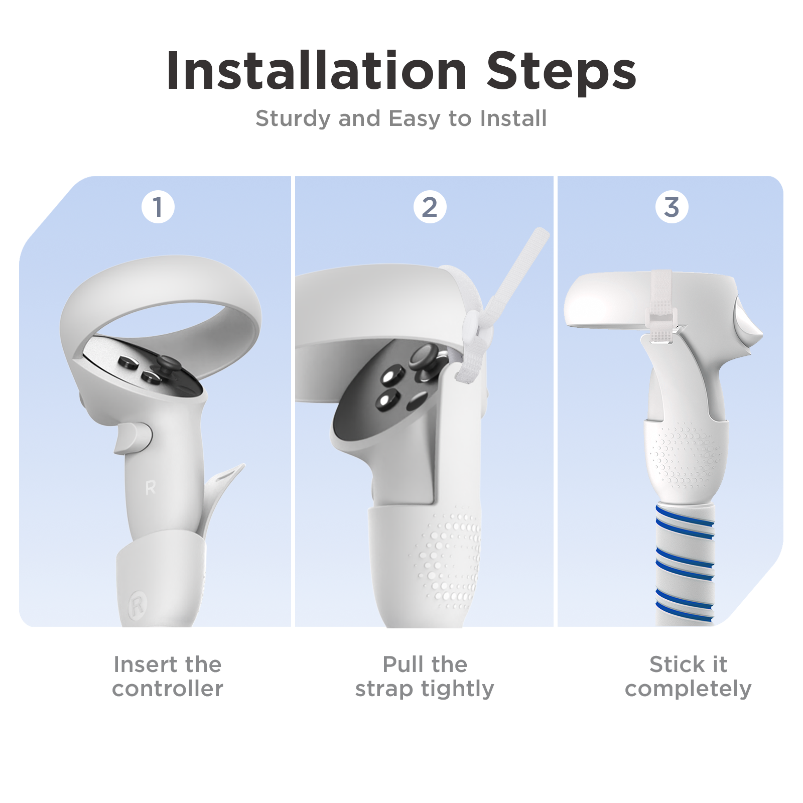 YOGES VR Q7 Long Arms Dual Extension Handles Compatible with Meta Ques