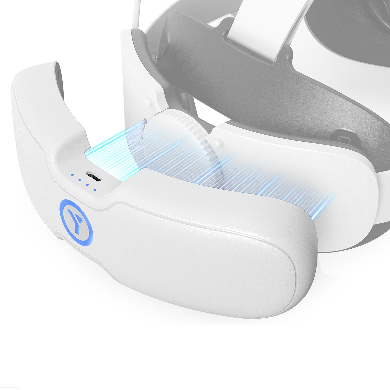 YOGES VR Y13 10000mAh Detachable Magnetic Battery Head Strap for Meta Quest Meta Quest 3S Battery Only