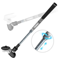 YOGES VR Q10B Golf Club Handle Compatible with Meta Quest 3S/3/2, Adjustable Length Golf Grip (ONLY for Right Controller)