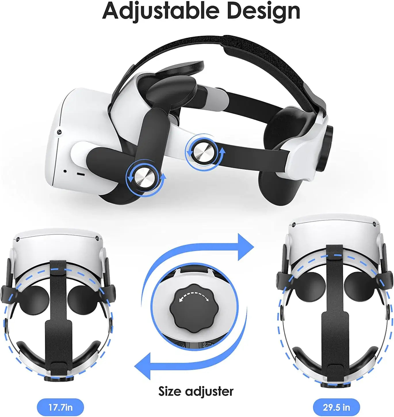YOGES VR YG01 Head Strap Compatible with Oculus Quest 2